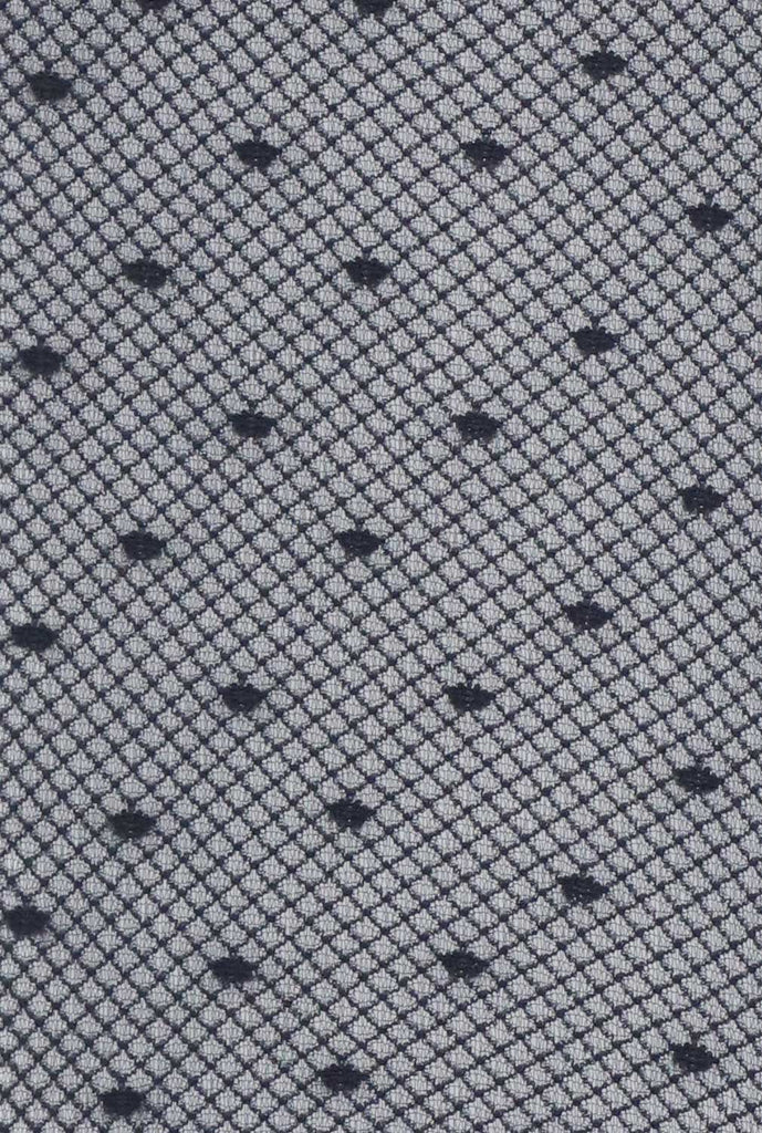 Colour/pattern sample, black polka dots, Oroblu Plumetis tights.