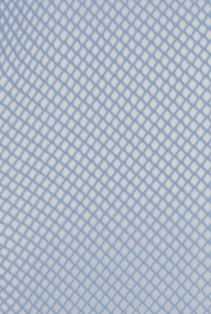 Colour/pattern sample crystal blue mesh, Oroblu, Tricot tights.