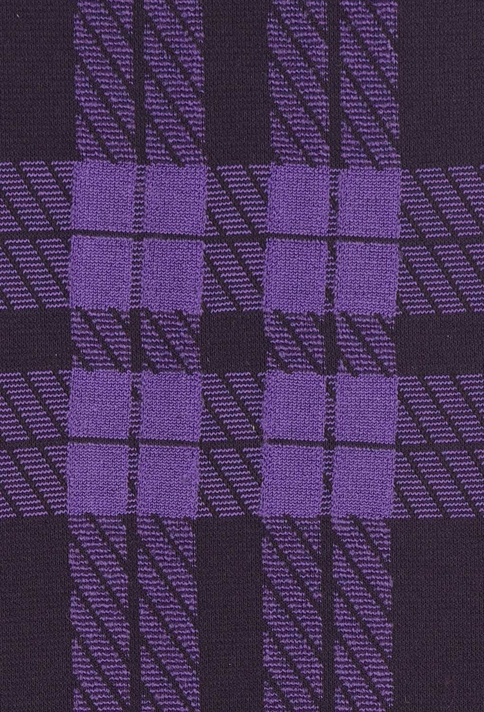 Colour and pattern sample purple for Oroblu, Scottish All Color 50 tights.