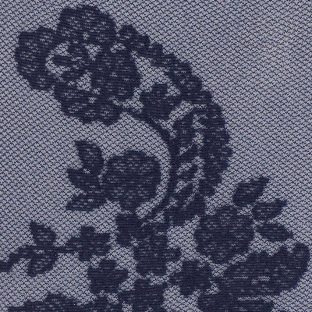 coloru pattern sample marine blue for Oroblu Paisley tights.