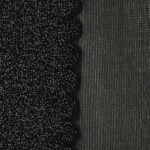 Colour/pattern sample black, Oroblu glowing sneaker socks.
