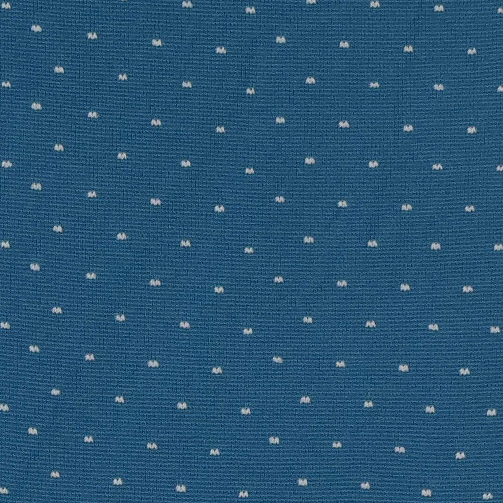 Colour/pattern sample cobalt blue and white dot Oroblu Point Socks.