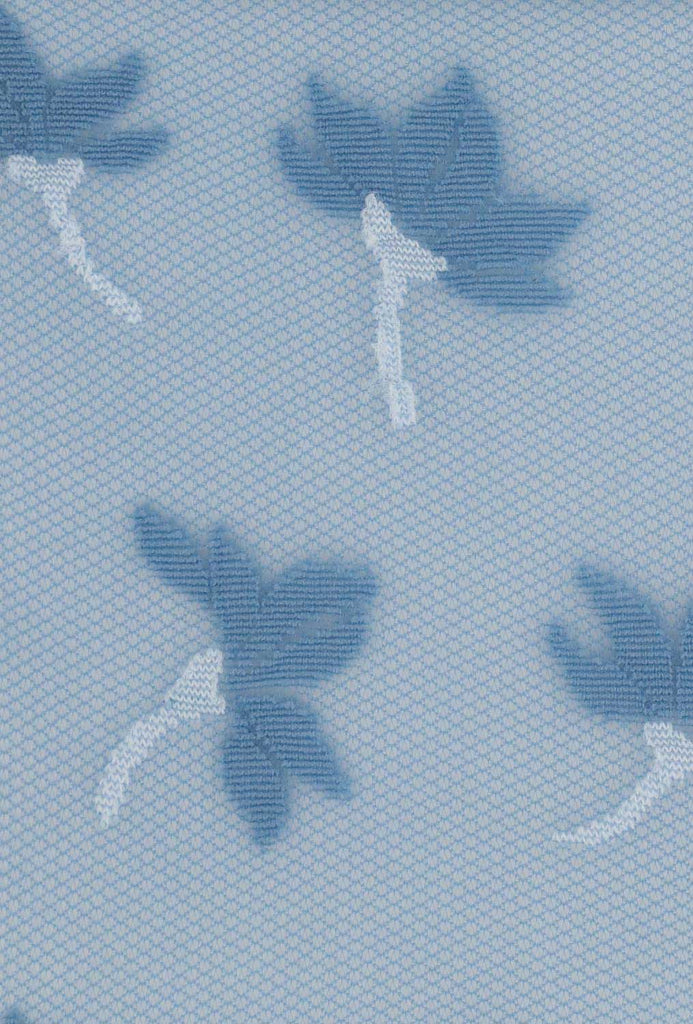 Colour/pattern sample, oroblu light blue primroses tights
