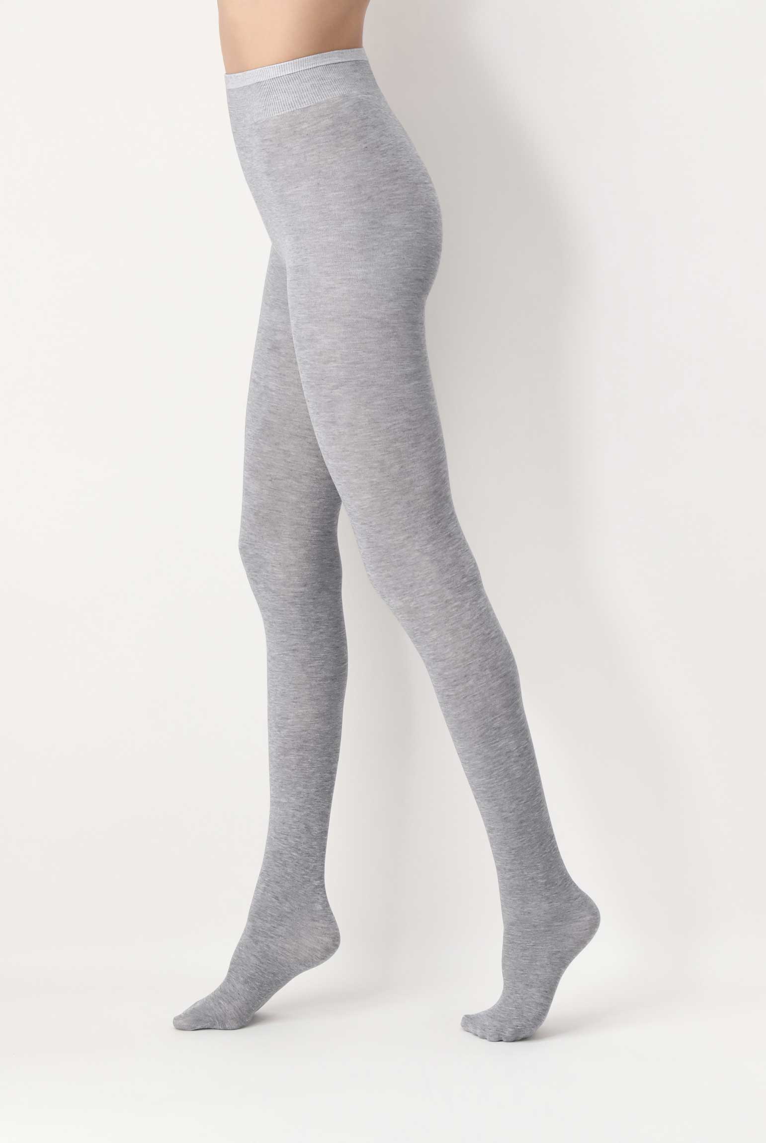 Winter Heather Grey Tights Grey Pointelle Skinny Fit Tights With