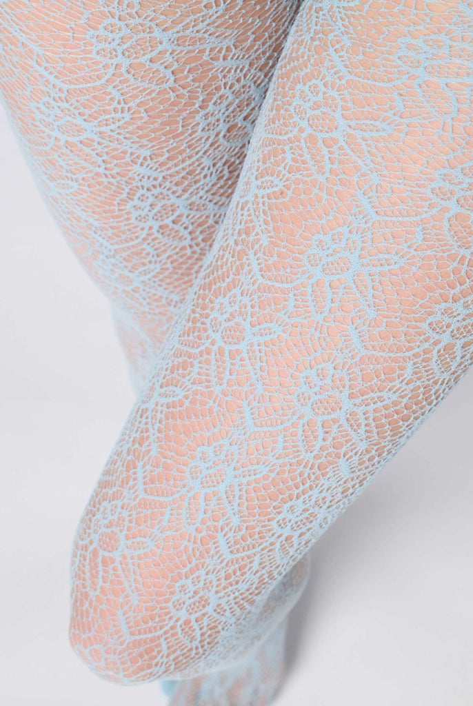 Oroblu Rosy Net Lace Pattern Tights – Italian Tights