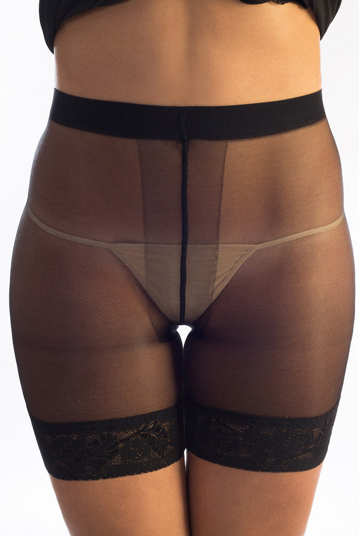 Calze BC Personal Size Anti-Chafing Under Dress Sheer Short Tights