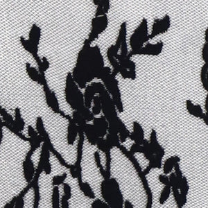 Black lace sample, Oroblu Moony footless tights.