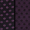 Colour pattern sample black and purple spots for Franzoni Desiderata reversible tights.