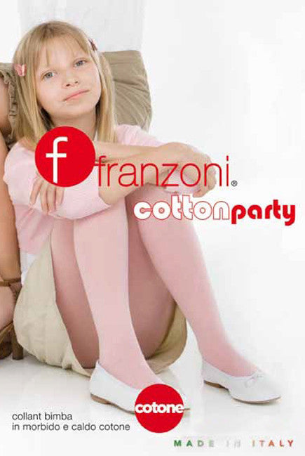 Franzoni Girls Cotton Party Opaque Colored Tights – Italian Tights